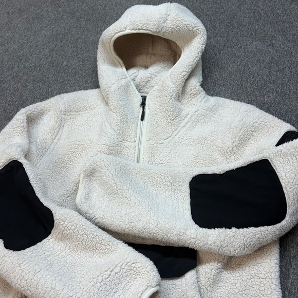 The North Face Campshire Pullover Hoodie Women's Sherpa Fleece Hoodie Warm Large - Picture 2 of 14